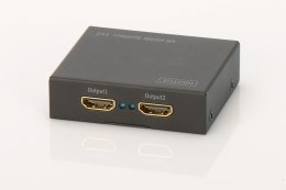 Rozdzielacz/Splitter HDMI 2-portowy, 4K 30Hz UHD 3D, HDCP 1.3, audio