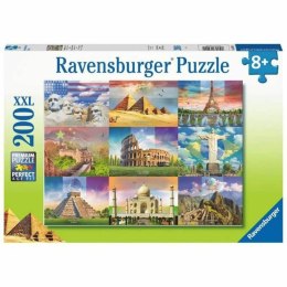 Układanka puzzle Ravensburger 13290 XXL Monumentos del mundo 200 Części
