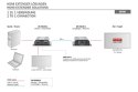 Przedłużacz/Extender HDMI do 50m po skrętce Cat.6/7 UTP, 1080p 60Hz FHD, HDCP 1.2, IR, audio(zestaw)