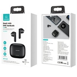 Słuchawki Bluetooth 5.3 TWS US14 dual mic. Czarne