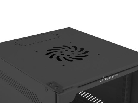 Szafa wisząca 10 cali 4U 280x310mm czarna