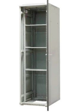 EmiterNet Szafa ramowa stojąca 42U, drzwi przód blacha/szkło, 600x800x1980mm (szer./gł./wys.)