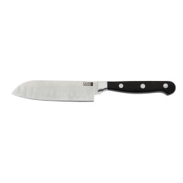 Nóż Santoku Quid Professional Inox Chef Black Czarny Metal (13 cm) (Pack 10x)