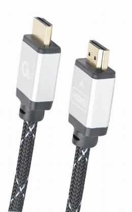 Kabel GEMBIRD Seria Select Plus CCB-HDMIL-1M (HDMI M - HDMI M; 1m; kolor czarny)