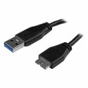 Kabel USB do Micro USB Startech USB3AUB15CMS Czarny