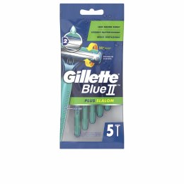 Jednorazowe Maszynki do Golenia Gillette Blue II Plus Slalom 5 Sztuk