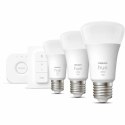 Żarówka LED Philips Starter Kit E27 9,5 W Biały F (3 Sztuk)