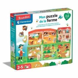 Zabawa Edukacyjna Clementoni Mon Puzzle de la Ferme (FR) Wielokolorowy (30 Części)