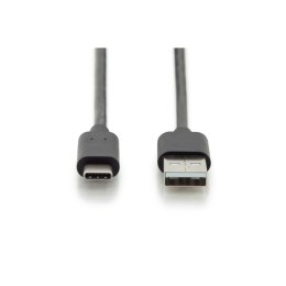 Kabel USB A na USB C Digitus by Assmann AK-300148-030-S Czarny 3 m