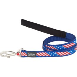 Smycz dla psa Red Dingo US Flag 1,2 m Niebieski 1.2 x 120 cm