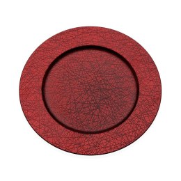 Talerz płaski Versa Czerwony polipropylen 33 x 33 cm
