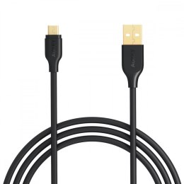 CB-MD1 Black szybki kabel Quick Charge micro USB-USB | 1m | 480 Mbps