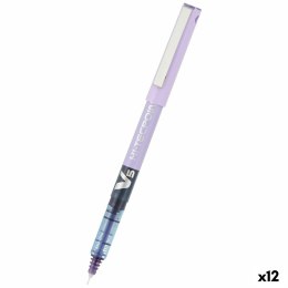 Długopis z płynnym atramentem Pilot V-5 Hi-Tecpoint Fiolet 0,3 mm (12 Sztuk)