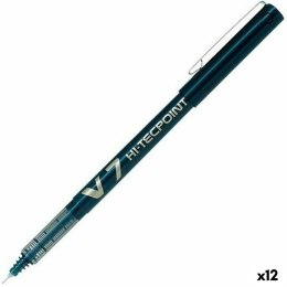 Długopis z płynnym atramentem Pilot V-7 Hi-Tecpoint Czarny 0,5 mm (12 Sztuk)