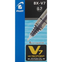 Długopis z płynnym atramentem Pilot V-7 Hi-Tecpoint Czarny 0,5 mm (12 Sztuk)