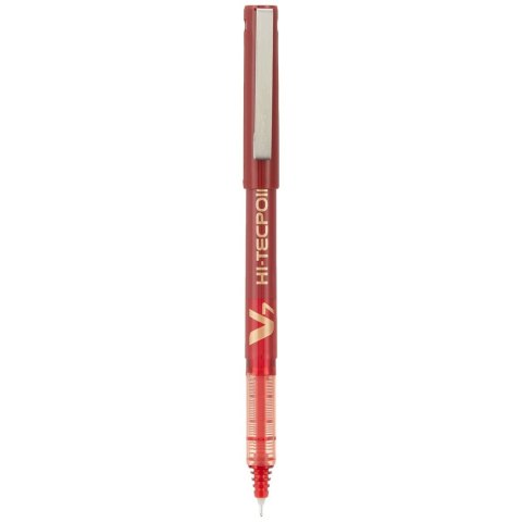 Długopis z płynnym atramentem Pilot V7 Hi-Tecpoint Czerwony 0,5 mm (12 Sztuk)