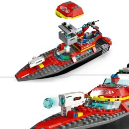 Playset Lego City 60373 The firefighters' rescue boat Wielokolorowy 144 Części