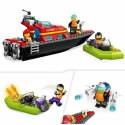 Playset Lego City 60373 The firefighters' rescue boat Wielokolorowy 144 Części