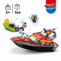 Playset Lego City 60373 The firefighters' rescue boat Wielokolorowy 144 Części