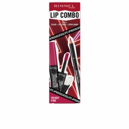Zestaw Do Makijażu Rimmel London Lip Combo 3 Części Trendy Pink