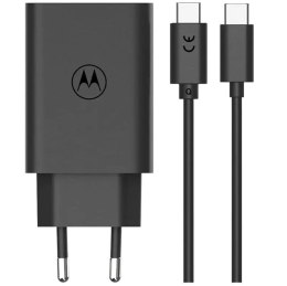 Motorola Charger TurboPower 68 GaN  w/ 6.5A USB-C cable, Black