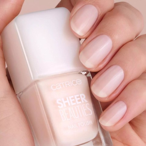 Lakier do paznokci Catrice Sheer Beauties Nº 010 Milky Not Guilty Nº 010-Milky Not Guilty 10,5 ml