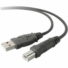 Kabel USB 2.0 Belkin F3U154BT3M Drukarka 3 m Czarny Szary