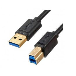 Kabel USB 3.0 A na USB B Unitek C14095BK-2M Czarny 2 m