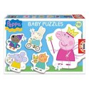 Zestaw 5 Puzzli Peppa Pig Educa Baby 15622 24 Części