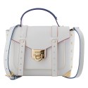 Torba Damska Michael Kors 35T2GNCS6T-BRIGHT-WHT Biały 25 x 28 x 9 cm