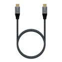 Kabel USB C Aisens A107-0670 0,6 m Szary