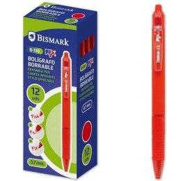 Pióro Bismark B-110 Fix Czerwony 0,7 mm (12 Części)