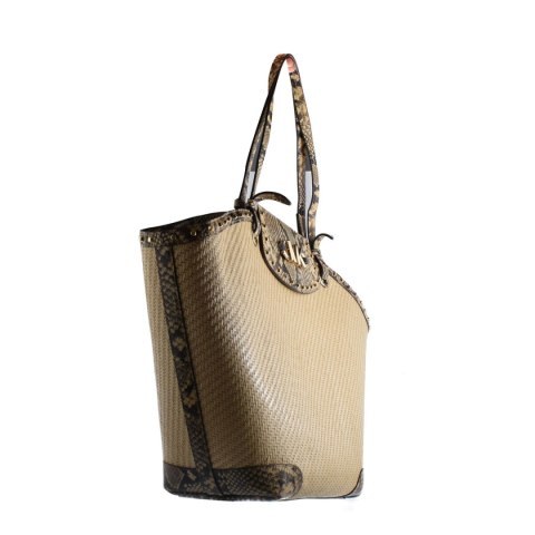 Torba Damska Michael Kors 30T1GZYTT4W-NATURAL Brązowy 26-56 x 38 x 13 cm