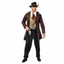 Kostium dla Dorosłych Limit Costumes cowboy 4 Części Brązowy - S