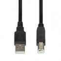 Kabel USB A na USB B Ibox IKU2D Czarny 3 m
