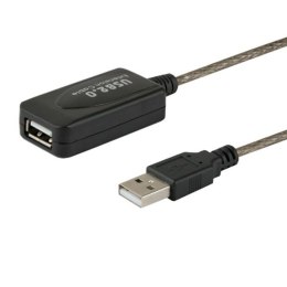 Kabel z rozgałęźnikiem USB Savio CL-76 Biały Czarny 5 m