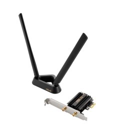 Karta sieciowa Asus PCE-AXE59BT PCI-E WiFi 6E (802.11ax), 6GHz, Bluetooth 5.2, WPA3, OFDMA, MU-MIMO