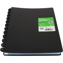 Folder organizacyjny Grafoplas Czarny A4