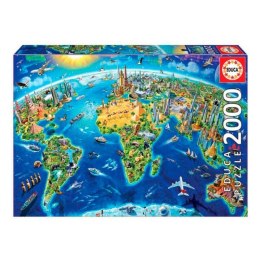Układanka puzzle Educa World Symbols 17129.0 2000 Części