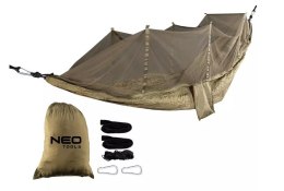 Hamak z moskitierą Neo Tools 330 x 140 cm zestaw