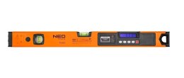 Poziomica Neo Tools z wyświetlaczem elektronicznym i wskaźnikiem laserowym 60 cm