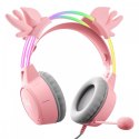Słuchawki gamingowe X15 PRO Buckhorn różowe (przewodowe)