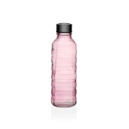 Butelka Versa 500 ml Różowy Szkło Aluminium 7 x 22,7 x 7 cm