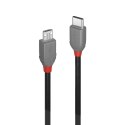 Kabel USB LINDY 36892 Czarny Czarny/Szary 2 m