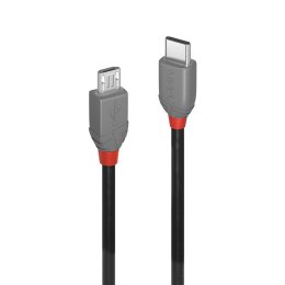 Kabel USB LINDY 36892 Czarny Czarny/Szary 2 m
