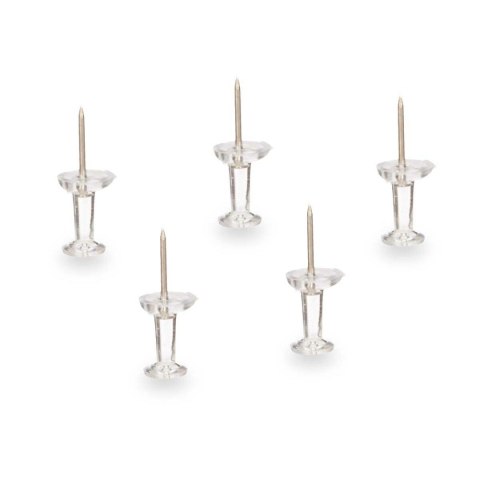 Pinezki Pincello Przezroczysty Metal Plastikowy (24 Sztuk)