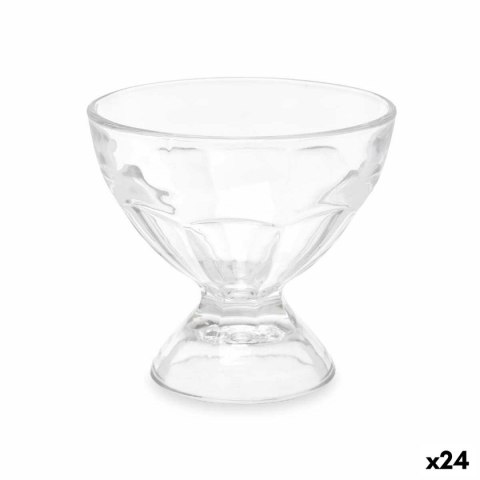 Puchar do lodów i koktajli 280 ml Przezroczysty Szkło (24 Sztuk)