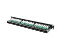 Patch panel Lanberg PPU5-1048-B (1U; 19"; kat. 5e; 48xRJ-45)