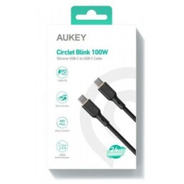 Kabel USB-C na USB-C Aukey CB-SCC101 Czarny 1 m