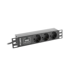 Listwa zasilająca Lanberg PDU-03F-0200-IEC-BK (2 m)